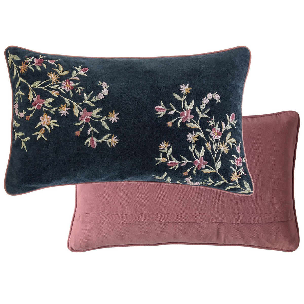 Royal Court Embroidery Multi Cushion Fabric by Historic Royal Palaces - HRPROYAL0142