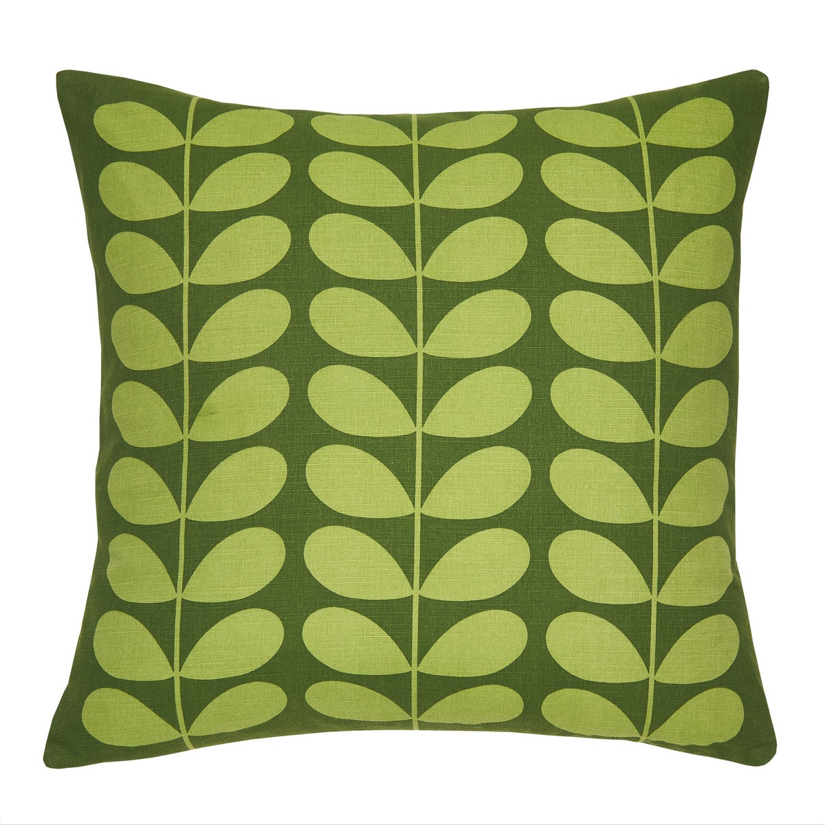 Multi Stem Fern / Ochre Cushion Fabric by Orla Kiely - OKMULTIST0241