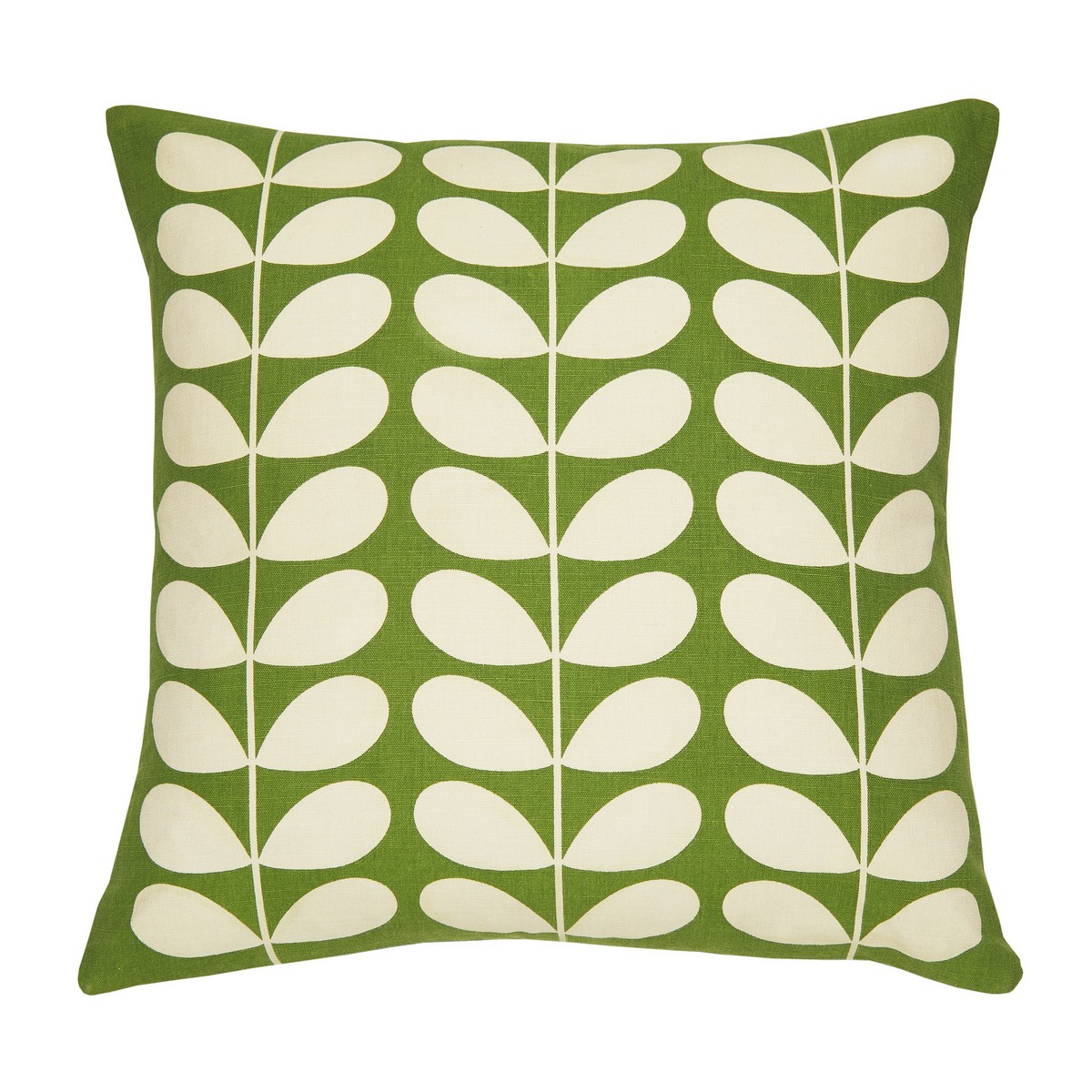 Textured Flower Slate Cushion Fabric by Orla Kiely - OKTEXT0241