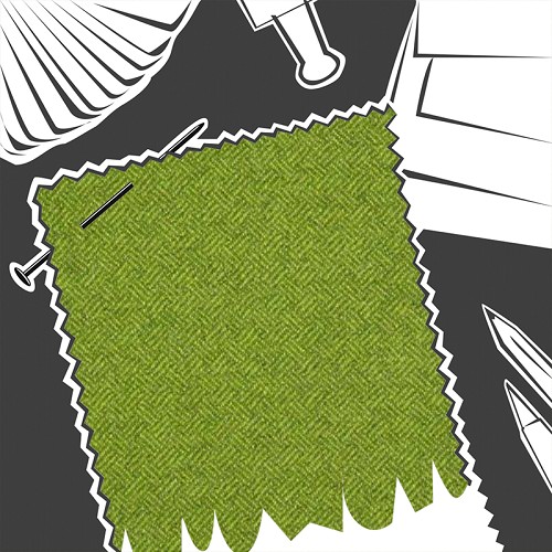 Parquet Lime by Abraham Moon - Fabric By The Metre - U1228/ENH3