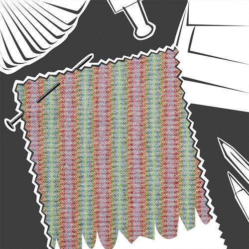 Tobago Stripe Multi by Abraham Moon - Fabric By The Metre - U1953/F04