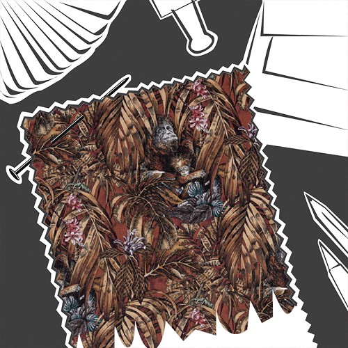 Sumatra Copper by Beaumont Textiles - Fabric By The Metre