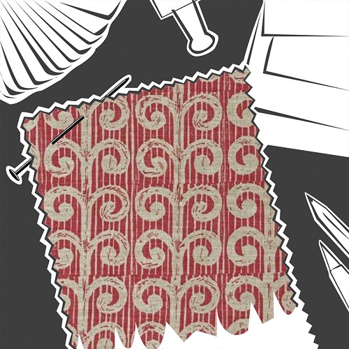 Fern Ruby by Blithfield - Fabric By The Metre - 6808-02