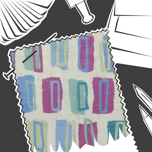Hudson Blue / Rose by Blithfield - Fabric By The Metre - 6809-02