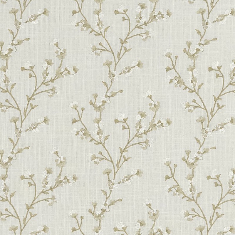 Blossom Ivory Fabric by Clarke & Clarke - F1439/02