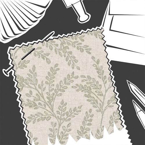 Ferndown Sage by Clarke & Clarke - Fabric By The Metre - F1179/08