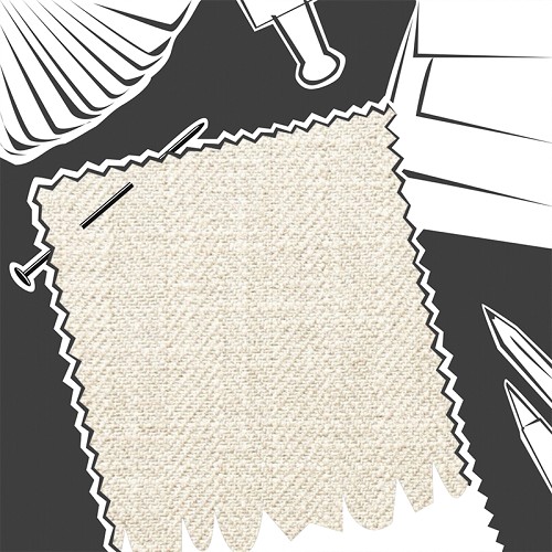 Henley Ivory by Clarke & Clarke - Fabric By The Metre - F0648/18