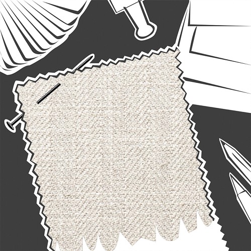 Henley Oatmeal by Clarke & Clarke - Fabric By The Metre - F0648/24