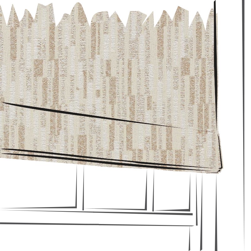 Juno Jacquard Linen by Clarke & Clarke - Made to Measure Roman Blind - F1767/02