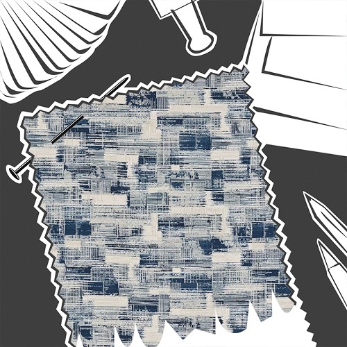 Kazimir Jacquard Ink by Clarke & Clarke - Fabric By The Metre - F1768/01