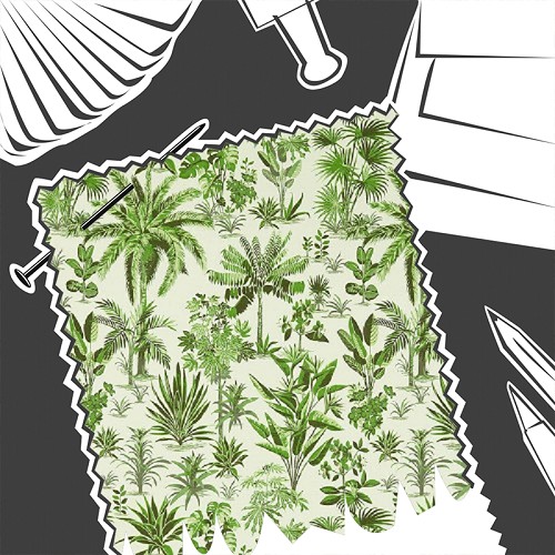 Malindi Palm by Clarke & Clarke - Fabric By The Metre - F1711/03