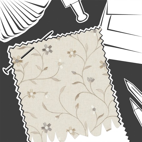 Mellor Natural by Clarke & Clarke - Fabric By The Metre - F0599/04