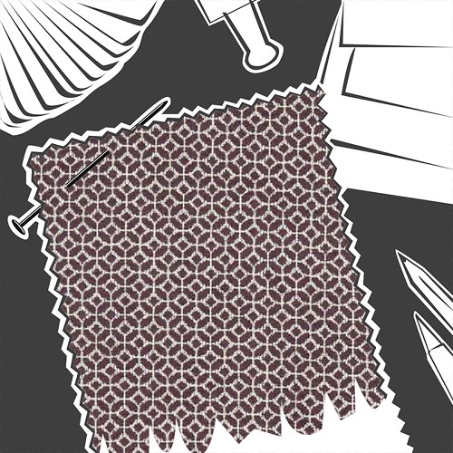 Orbit Damson by Clarke & Clarke - Fabric By The Metre - F1133/03