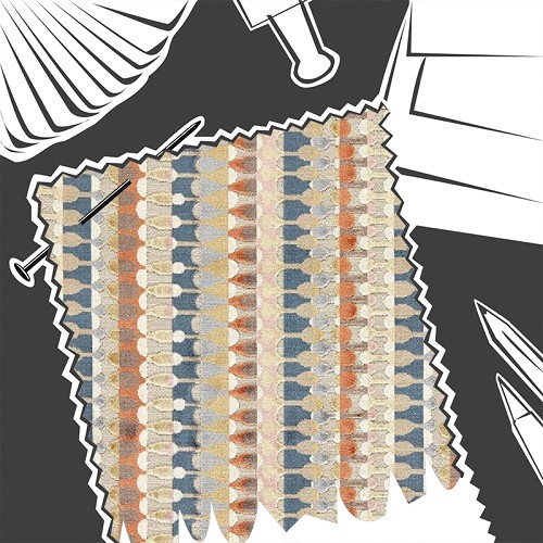 Orpheus Multi by Clarke & Clarke - Fabric By The Metre - F1687/03