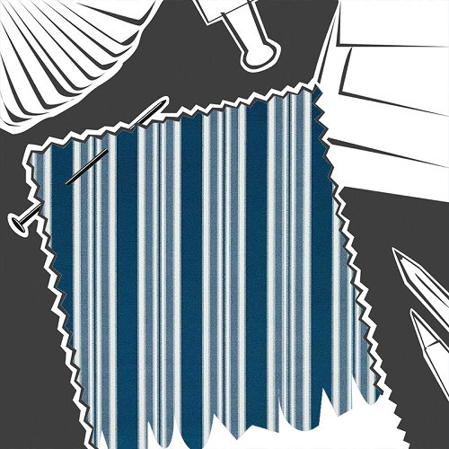Wilmott Indigo by Clarke & Clarke - Fabric By The Metre - F1691/05