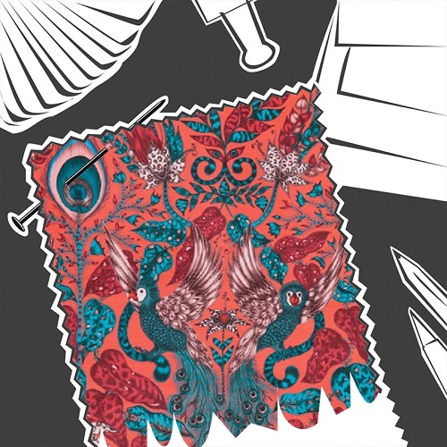 Amazon Red Velvet by Emma J Shipley - Fabric By The Metre - F1206/01