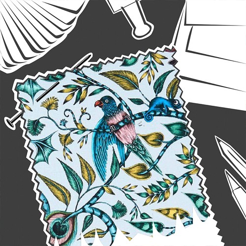 Rousseau Eggshell by Emma J Shipley - Fabric By The Metre - F1113/02