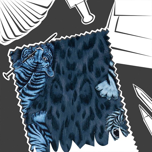 Tigris Navy by Emma J Shipley - Fabric By The Metre - F1114/02