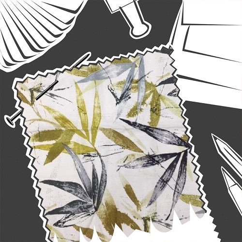 Osaka Ochre by Fryetts - Fabric By The Metre