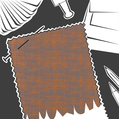 Prism Copper by Fryetts - Fabric By The Metre