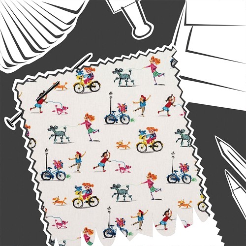 Promenade Multi by Fryetts - Fabric By The Metre