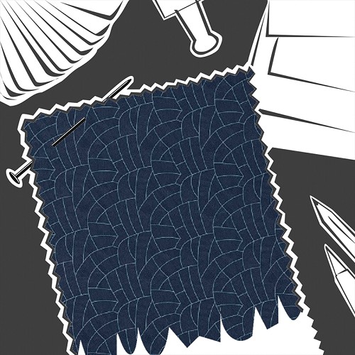 Avri Indigo / Sky by Harlequin - Fabric By The Metre - HKAF134595