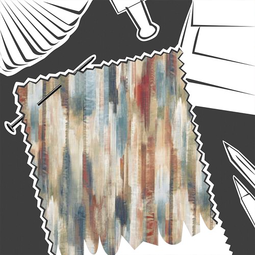 Estrato Rust / Ruby / Nordic Blue by Harlequin - Fabric By The Metre - HETH120583