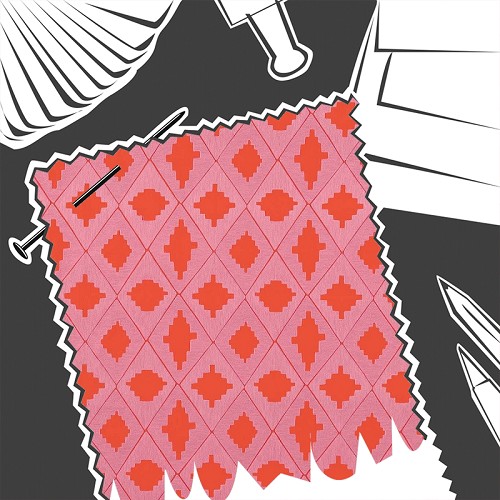 Garden Terrace Ruby / Rose by Harlequin - Fabric By The Metre - HSRF134998