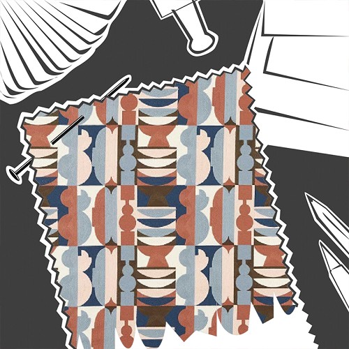 Pot Shop Rose / Pacific by Harlequin - Fabric By The Metre - HHHD134203
