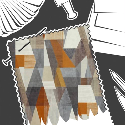 Pythagorum Pewter / Bronze by Harlequin - Fabric By The Metre - HMMC120867