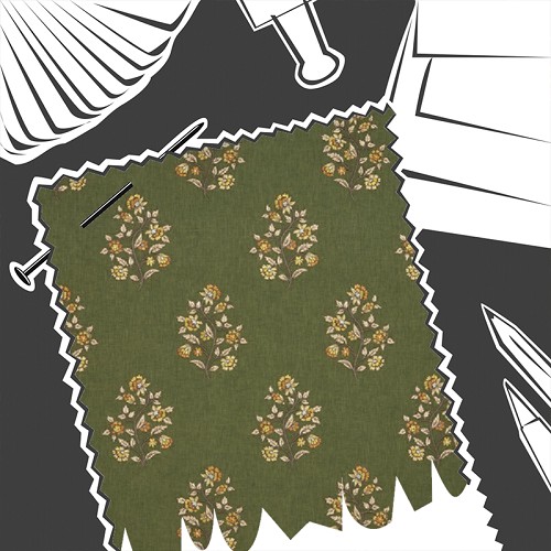 Elara Cedar by iLiv - Fabric By The Metre - EAGH/ELARACED