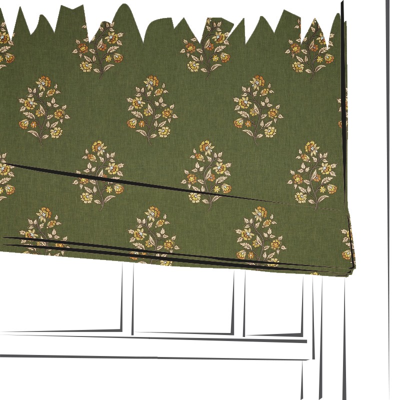 Elara Cedar by iLiv - Made to Measure Roman Blind - EAGH/ELARACED