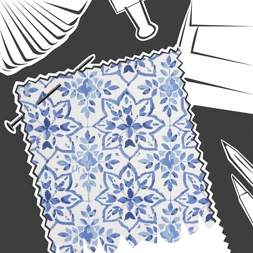 Avignon Porcelain by Prestigious Textiles - Fabric By The Metre - 5821/047