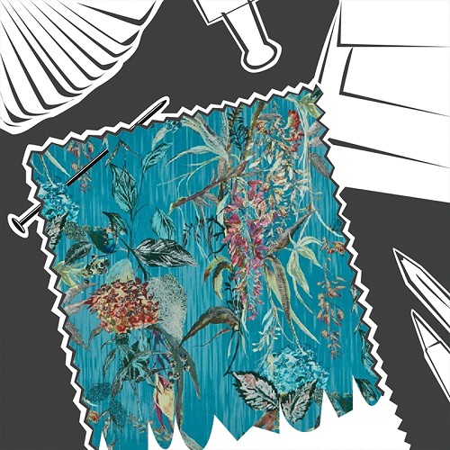 Botanist Peacock by Prestigious Textiles - Fabric By The Metre - 3913/788