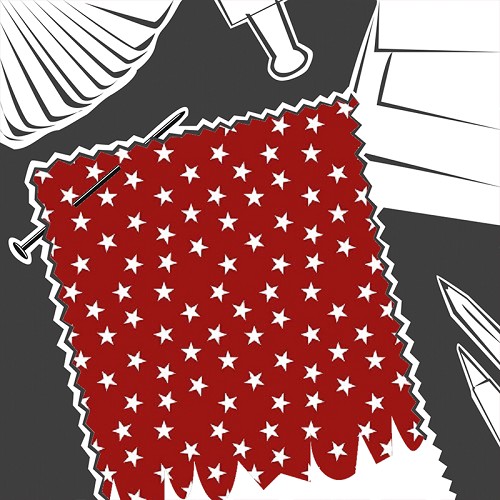 Little Star Cranberry by Prestigious Textiles - Fabric By The Metre - 8725/316
