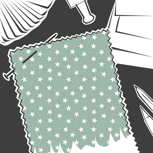 Little Star Neptune by Prestigious Textiles - Fabric By The Metre - 8725/747