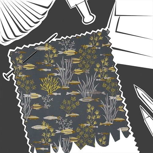Shallows Shale by Prestigious Textiles - Fabric By The Metre - 5108/926