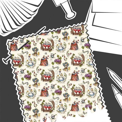Alice In Wonderland Hundreds & Thousands by Sanderson - Fabric By The Metre - DDIF227166