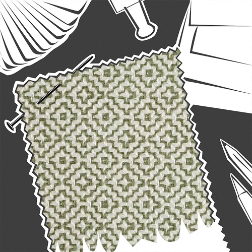 Linden Celadon by Sanderson - Fabric By The Metre - DDAE236495