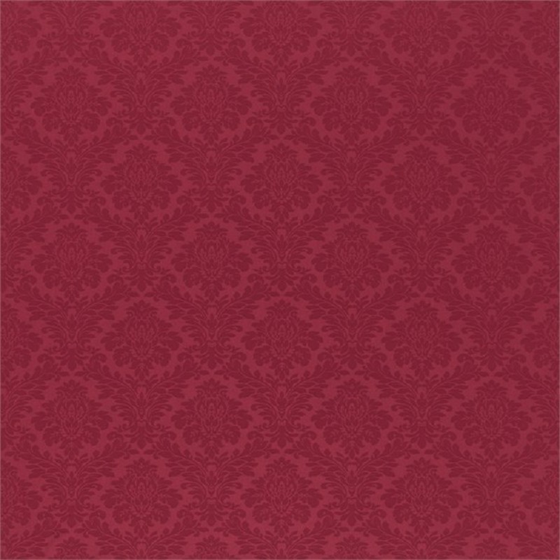 Lymington Damask Claret Fabric by Sanderson - DNLMLD313