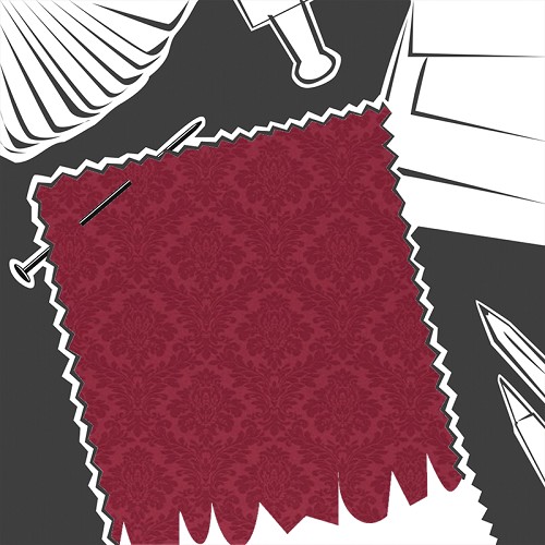 Lymington Damask Claret by Sanderson - Fabric By The Metre - DNLMLD313