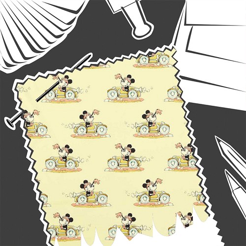 Minnie On The Move Sherbet by Sanderson - Fabric By The Metre - DDIF227148