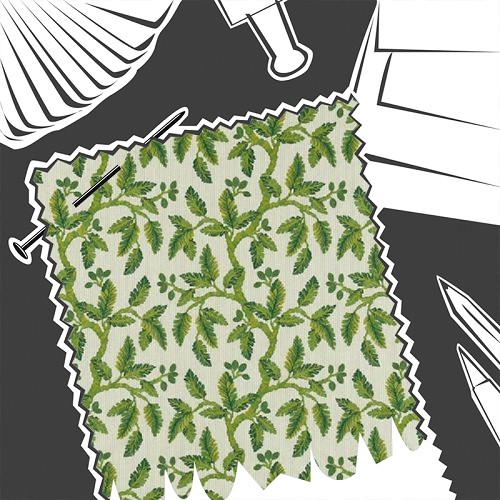 Oaknut Stripe Botanical Green by Sanderson - Fabric By The Metre - DARF237321