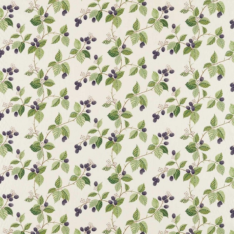 Rubus Blackberry Fabric by Sanderson - DARF227064