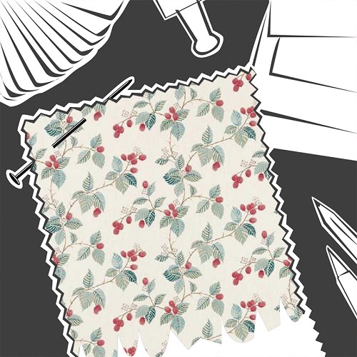 Rubus Raspberry by Sanderson - Fabric By The Metre - DARF227065
