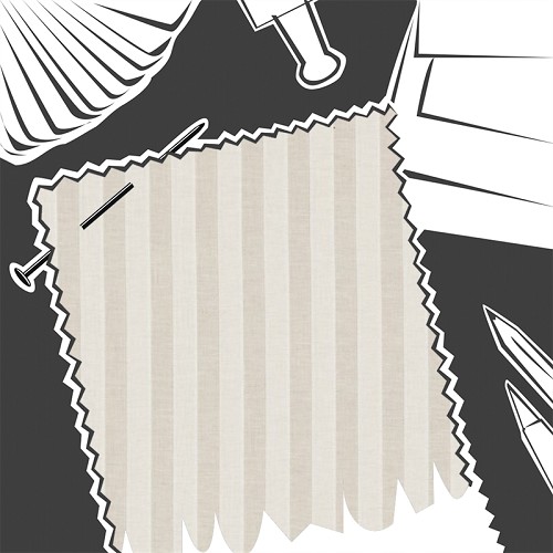 Sorilla Stripe Linen / Calico by Sanderson - Fabric By The Metre - DSOR234361