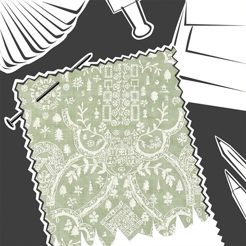 Topiary View Thyme by Sanderson - Fabric By The Metre - DHIF227338