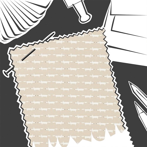 Little Fox Snow by Scion - Fabric By The Metre - NSCK120463