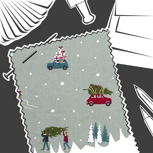 Home For Christmas by Sophie Allport - Fabric By The Metre - ALL60000