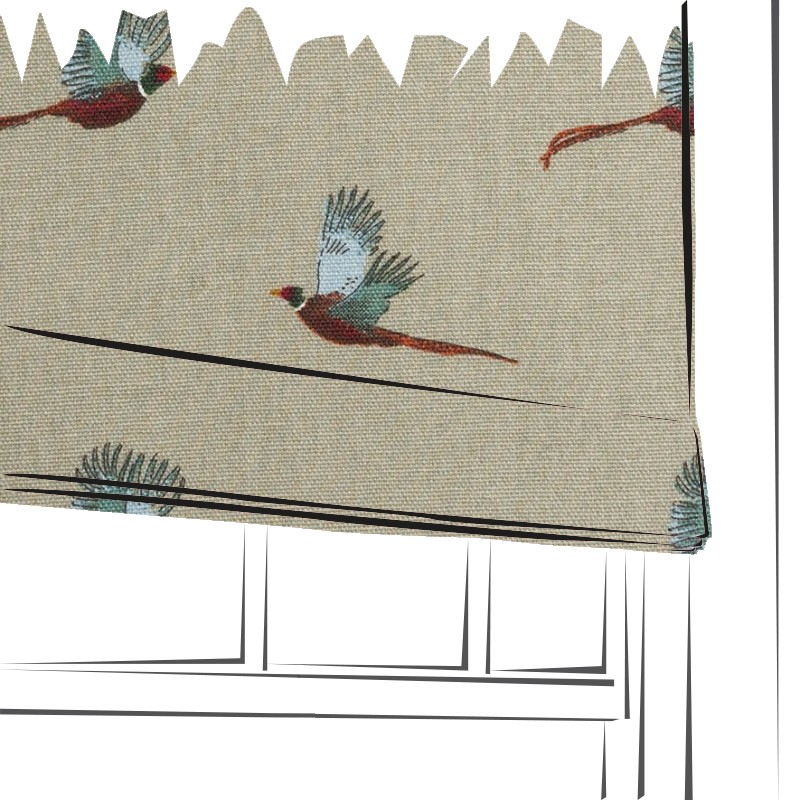 Pheasant by Sophie Allport - Made to Measure Roman Blind - ALL19000